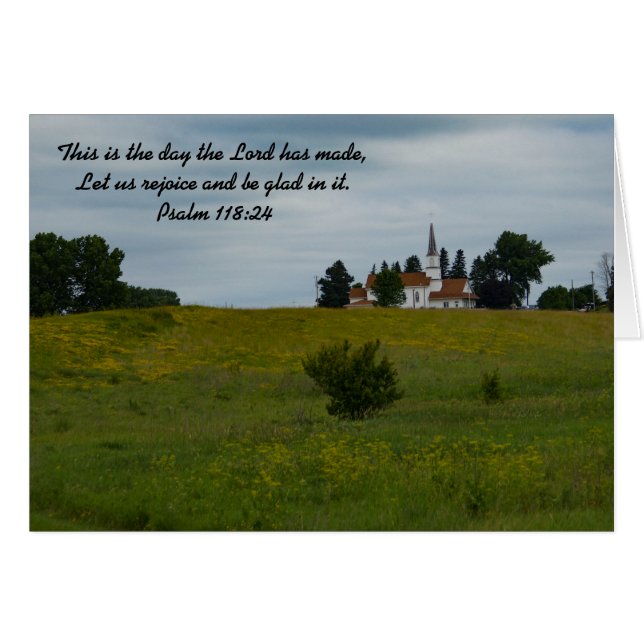 Denna är dagen hälsningskort (Framsidan Horizontal)