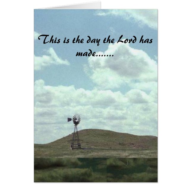 Denna är dagen hälsningskort (Framsidan)