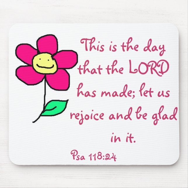 Denna är dagen som LORDEN har gjort; låt oss som Musmatta (Framsidan)