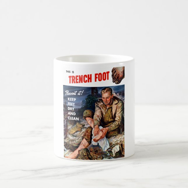 Denna är dikefoten -- Förhindra den! Kaffemugg (Center)