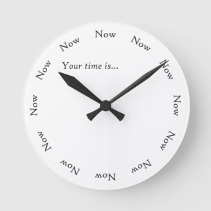 Denna är din Time Rund Klocka