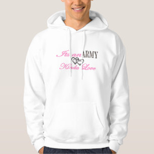 Denna är en armésort av kärlek-Frun Sweatshirt Med Luva