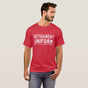 Denna är en enhetlig T-tröja för pension T Shirt