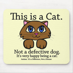 Denna är en katt Mousepad Musmatta