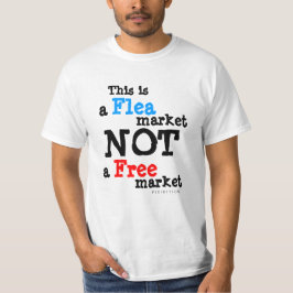 Denna är en loppmarknad, inte som ett fritt tee shirt