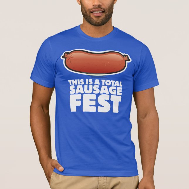 Denna är en sammanlagd korvFest! Tee (Framsida)