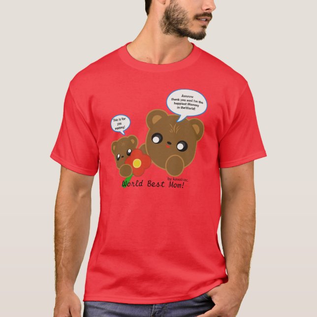 Denna är för dig mamman! , Tackar Awwww dig sonen! T-shirt (Framsida)