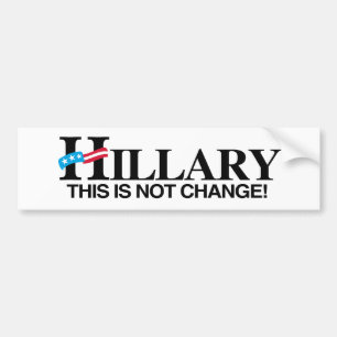 Denna är inte ändring - Anti-Hillary - .png Bildekal
