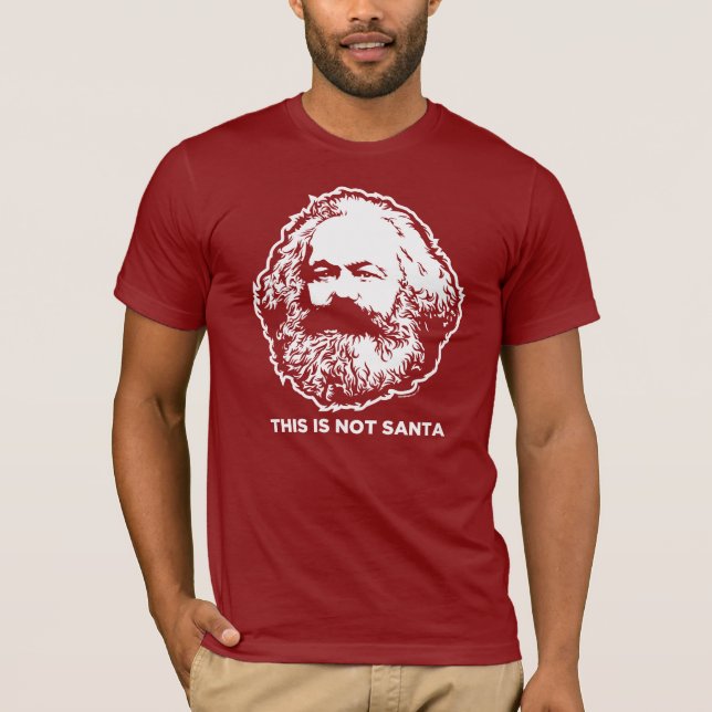 Denna är inte den Santa skjortan Tee (Framsida)