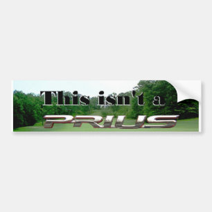 Denna är inte en Prius Bildekal