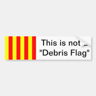 Denna är inte "en skräpflagga ", bildekal