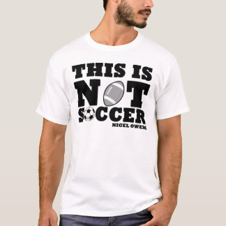 Denna är inte fotbollT-tröja T-shirt