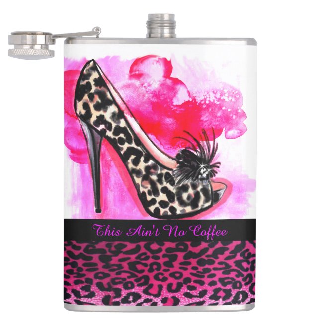 Denna är inte ingen kaffemodeflaska fickplunta (Öppnad)