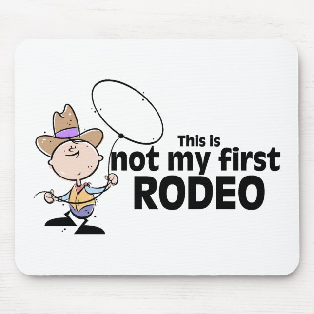 Denna är inte min första Rodeo Musmatta (Framsidan)