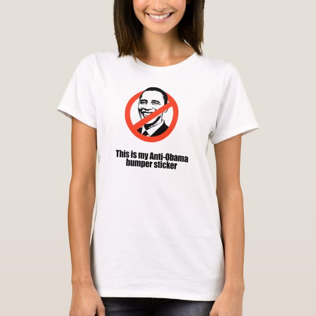 Denna är min Anti-Obama bildekal T-shirt (Framsida)