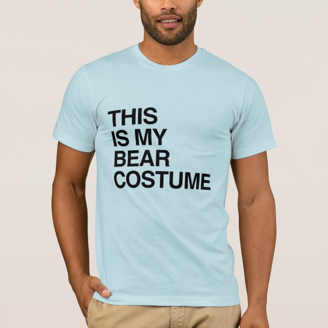 DENNA ÄR MIN BJÖRN HALLOWEEN COSTUME.png T-shirt (Framsida)