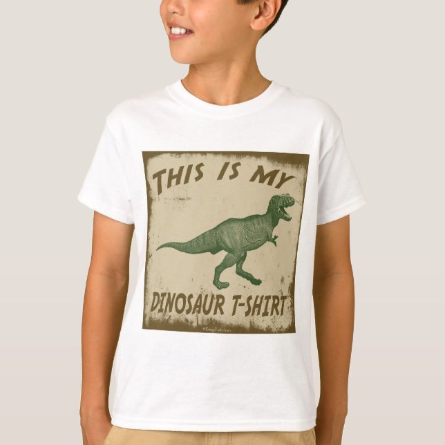 DENNA ÄR MIN DINOSAURT-TRÖJA T-SHIRT (Framsida)