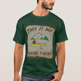DENNA ÄR MIN FISKET-TRÖJA TEE SHIRT