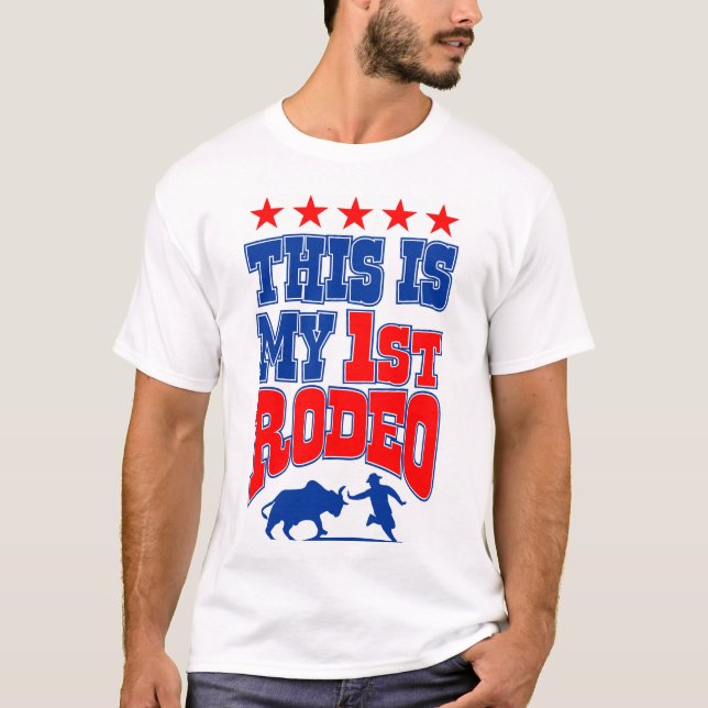 Denna är min första Rodeo Tee Shirt (Framsida)