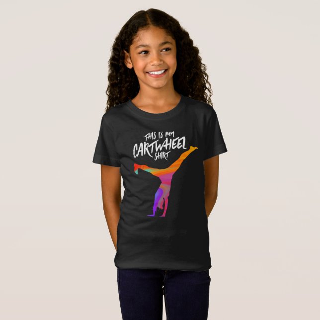 denna är min gymnastiska t skjorta för shirt (Hel framsida)