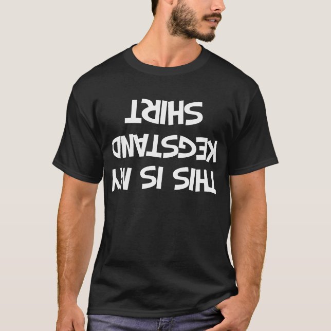 denna är min kegstand t-shirt (Framsida)