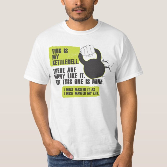 Denna är min kettlebell tee (Framsida)