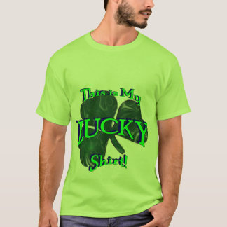 Denna är min LYCKLIGA skjorta! Design 2 Tröja