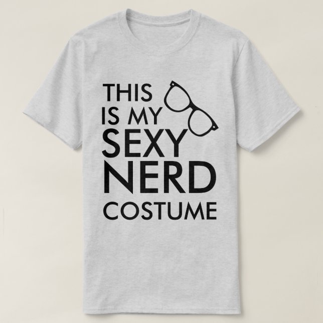 Denna är min nerddräkt t-shirt (Design framsida)