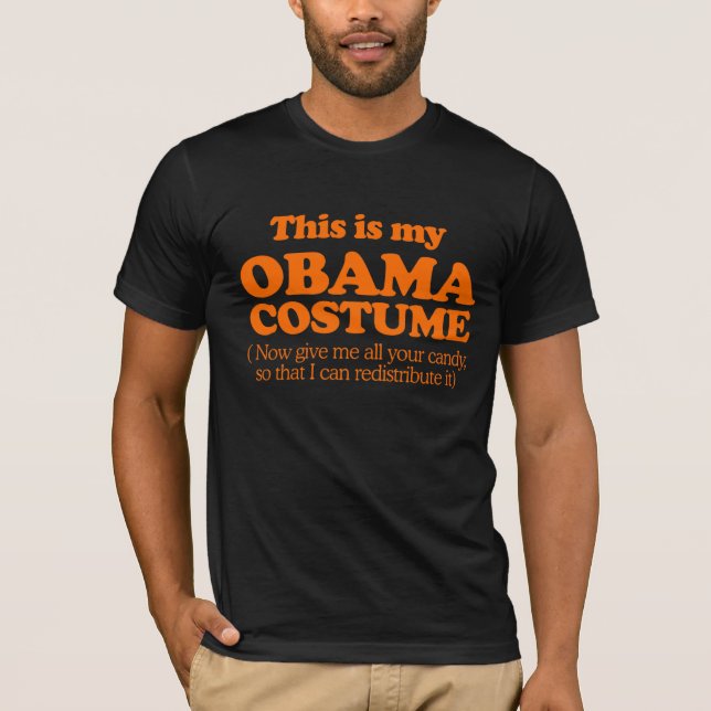 Denna är min Obama dräkt Tee Shirt (Framsida)