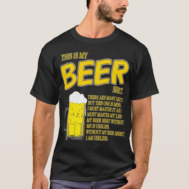 Denna är min ölskjorta t-shirt (Framsida)