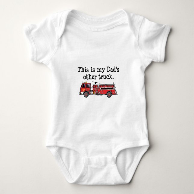 Denna är min pappa annan Truxk Tee (Framsida)