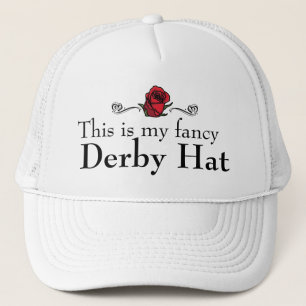 Denna är min utsmyckade Derby hatt Truckerkeps