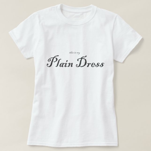 Denna är min vanliga klänning tee (Design framsida)