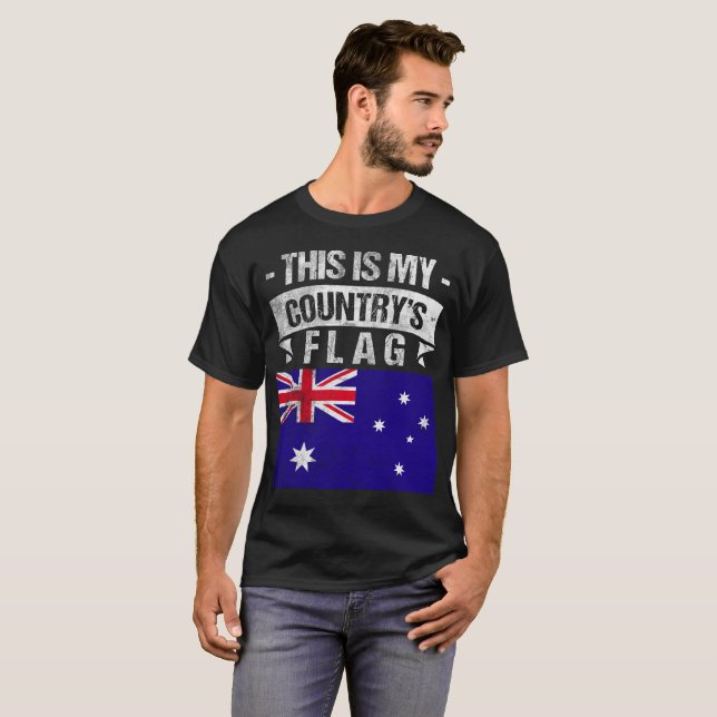 Denna är mitt land tshirten för flagga för flagga t shirt (Hel framsida)