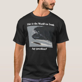 Denna är världen på sanning tee shirt
