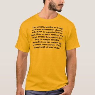 Denna artikel, delar upp, eller att vara tee shirt