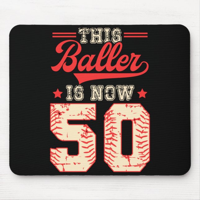 Denna Baller Är 50 Baseball Knuckleballer Hemma Ru Musmatta (Framsidan)