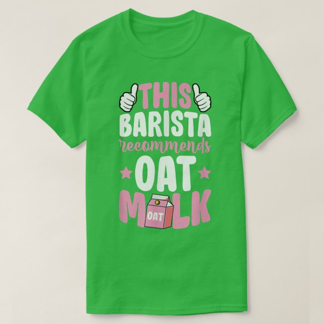 Denna Barista rekommenderar att man vid anläggning T Shirt (Design framsida)