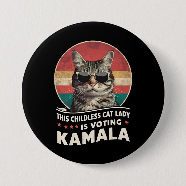 Denna barnlösa Cat Dam röstar Kamala Knapp (Framsida)