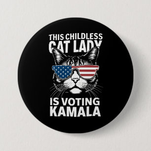 Denna barnlösa kattdam röstade på Kamala Harris 24 Knapp