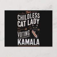 Denna barnlösa kattdam röstar Kamala