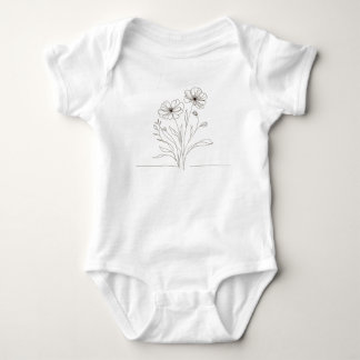 Denna bedårande baby bodysuit t shirt