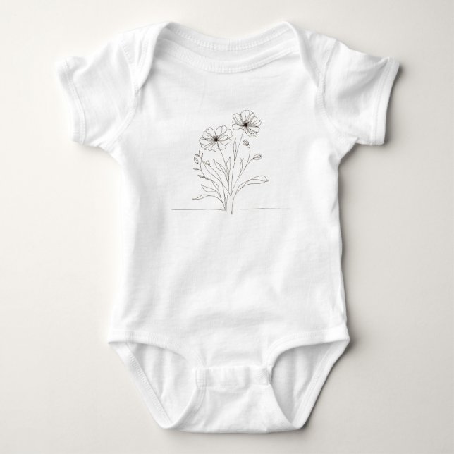 Denna bedårande baby bodysuit t shirt (Framsida)