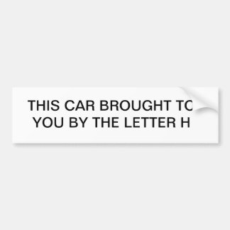 DENNA BIL SOM KOMMAS MED TILL DIG AV BREVHET BILDEKAL