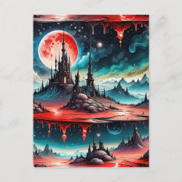 Denna bild är mycket detaljerad i science fiction vykort