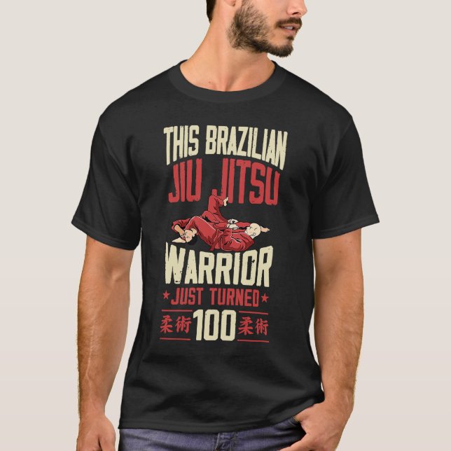 Denna brasilianska Jiu Jitsu Warrior har just vänt T Shirt (Framsida)