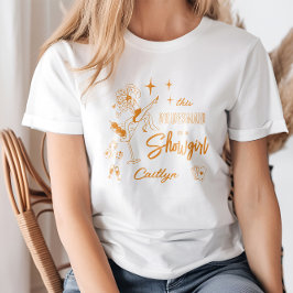 Denna brudtärna är en showflicka Sängvätning bröll T Shirt