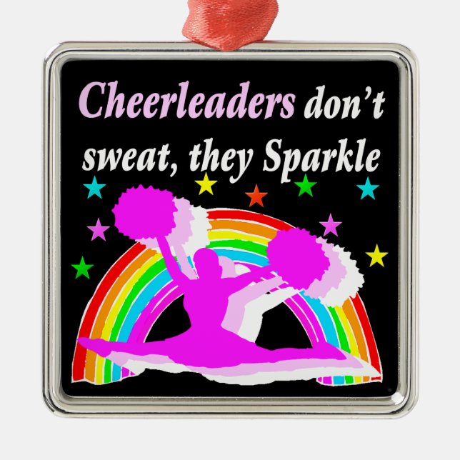 DENNA CHEERLEADER SPARKLES-KONSTRUKT JULGRANSPRYDNAD METALL (Framsidan)