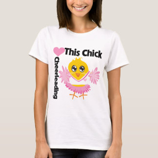 Denna chick älskar Cheerleading T-shirt