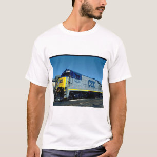 Denna CSX GE B36-7 #5835, 1990_Trains Tee Shirt